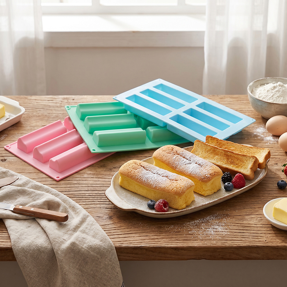 6-cavity groove tube cake tray - огляд і ціна Donut Mold Silicone