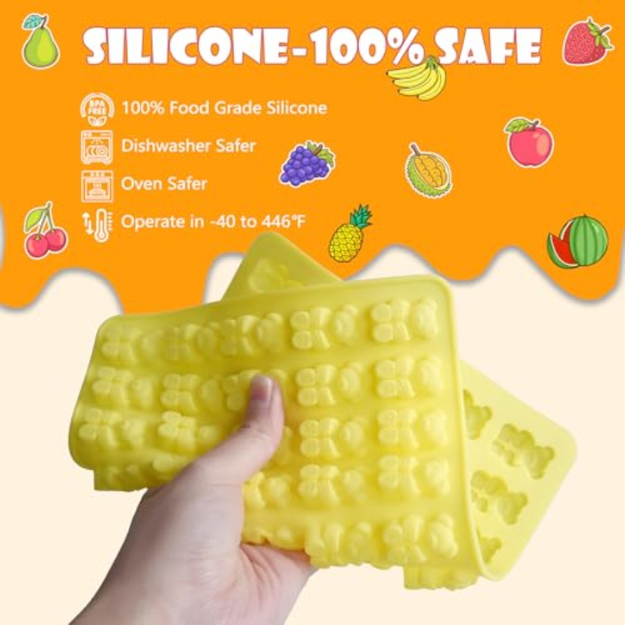 Gummy Bear Molds Silicone 37PC - огляд і ціна Donut Mold Silicone
