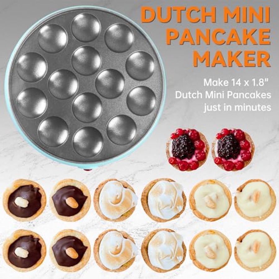 Mini Pancakes Maker Machine Du - огляд і ціна Mini Pancake Griddle