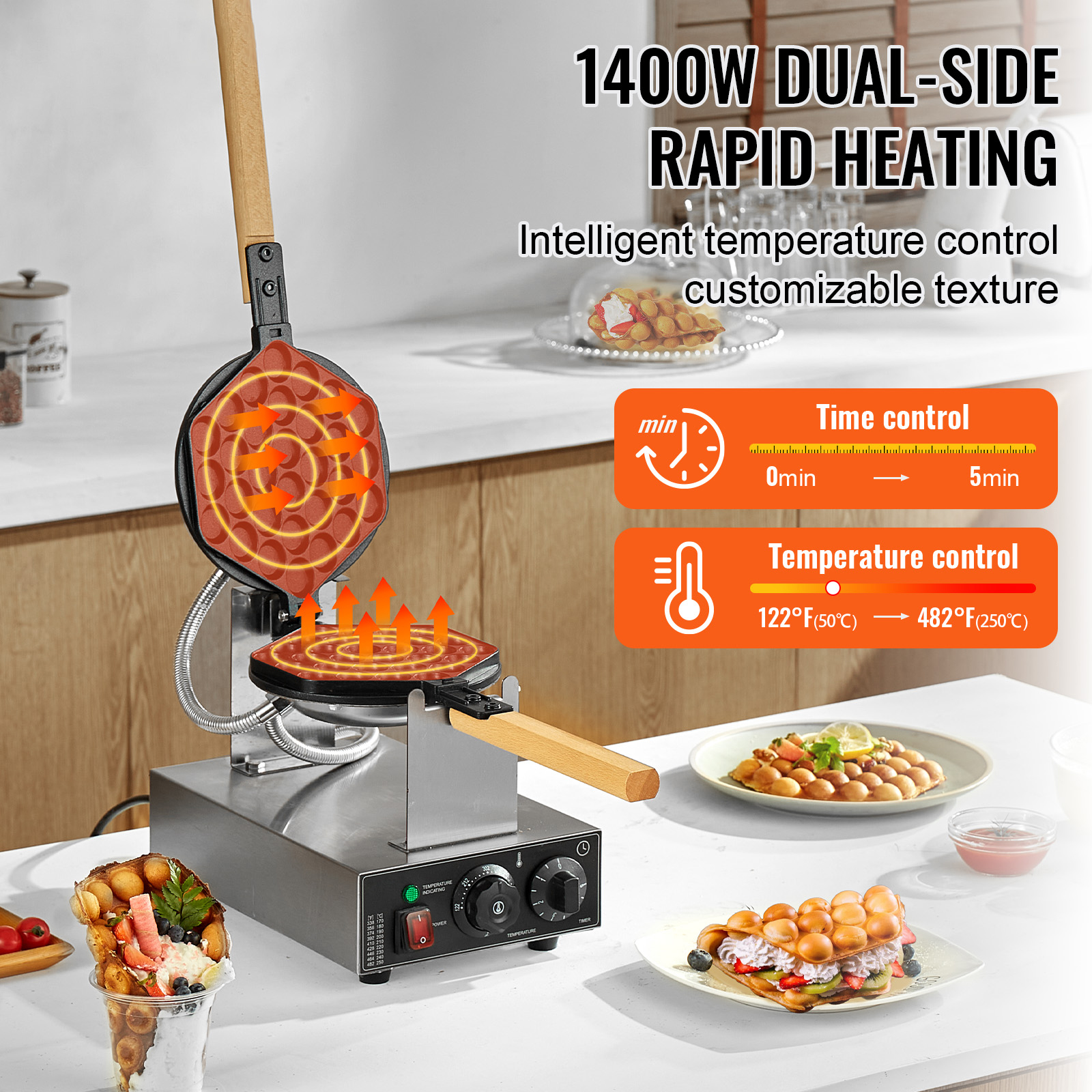 HomeWise Commercial Egg Bubble - огляд і ціна Egg Waffle Pan