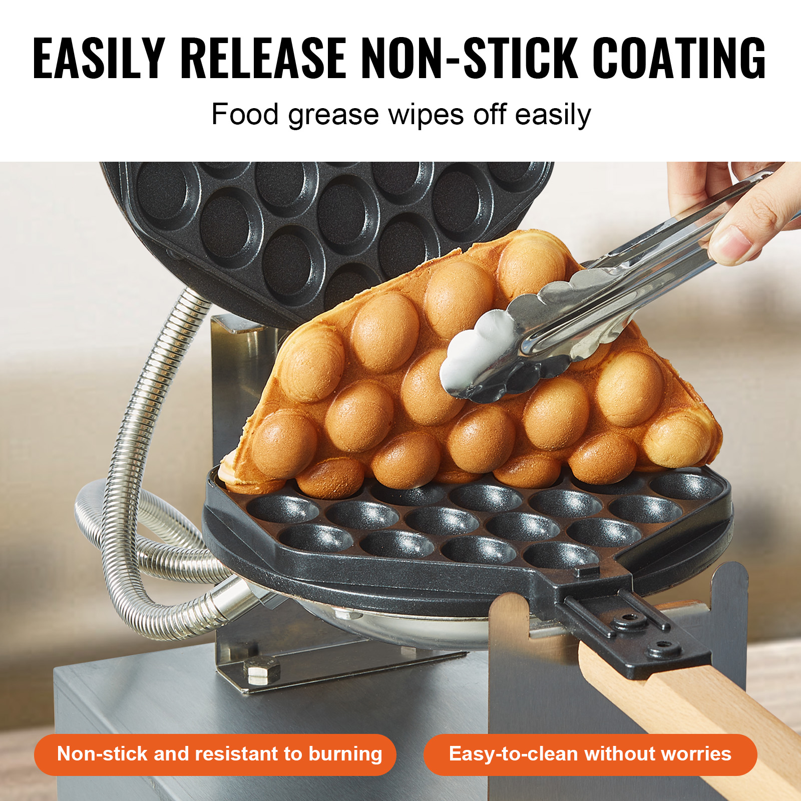 HomeWise Commercial Egg Bubble - огляд і ціна Egg Waffle Pan