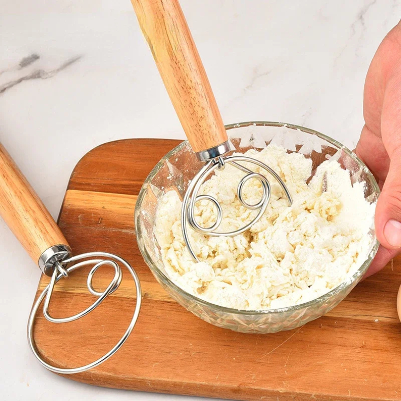Large Hand Danish Dough Whisk  - огляд і ціна Danish Pancake Pan