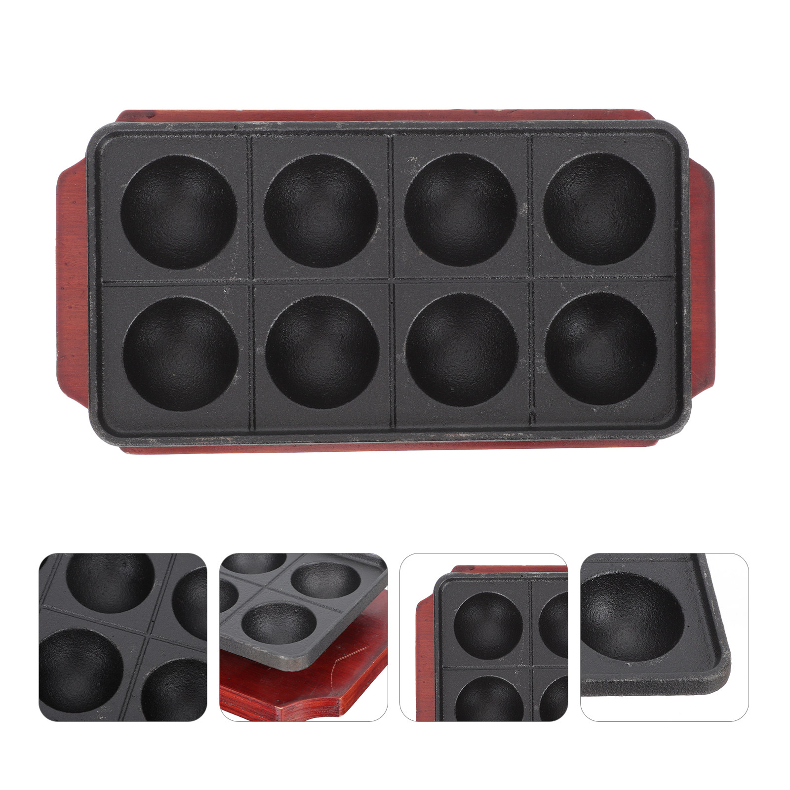 1Set Food-Grade Iron Takoyaki  - огляд і ціна Takoyaki Grill Plate