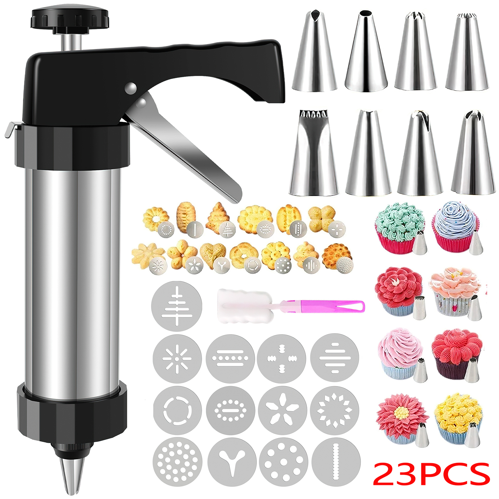 GMOX Cookie Press Gun and Tips - огляд і ціна Churros Maker Gun