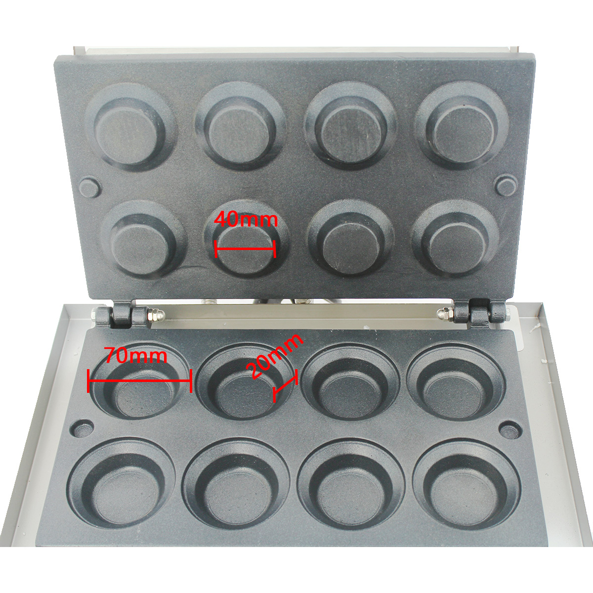 HPH2O Commercial Non-stick Ele - огляд і ціна Egg Waffle Pan