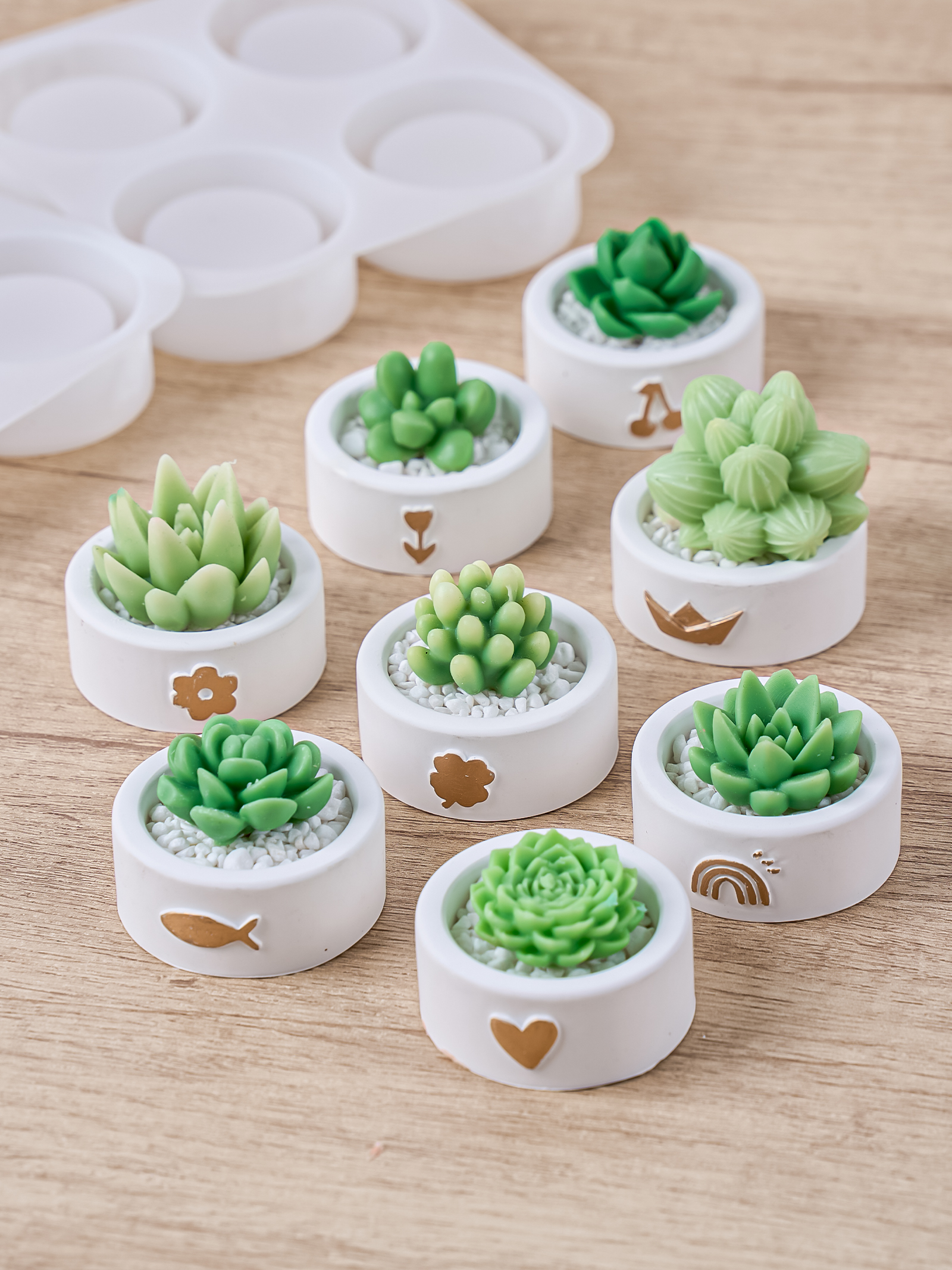 Round Candle Cup Holder Silico - огляд і ціна Potsticker Mold