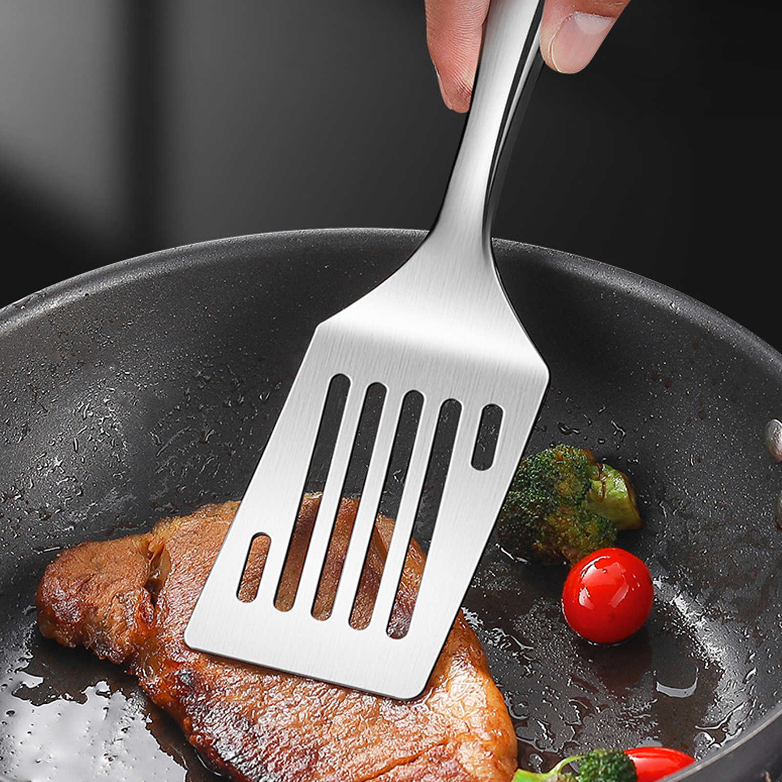 Stainless Steel Spatula Short  - огляд і ціна Okonomiyaki Spatula