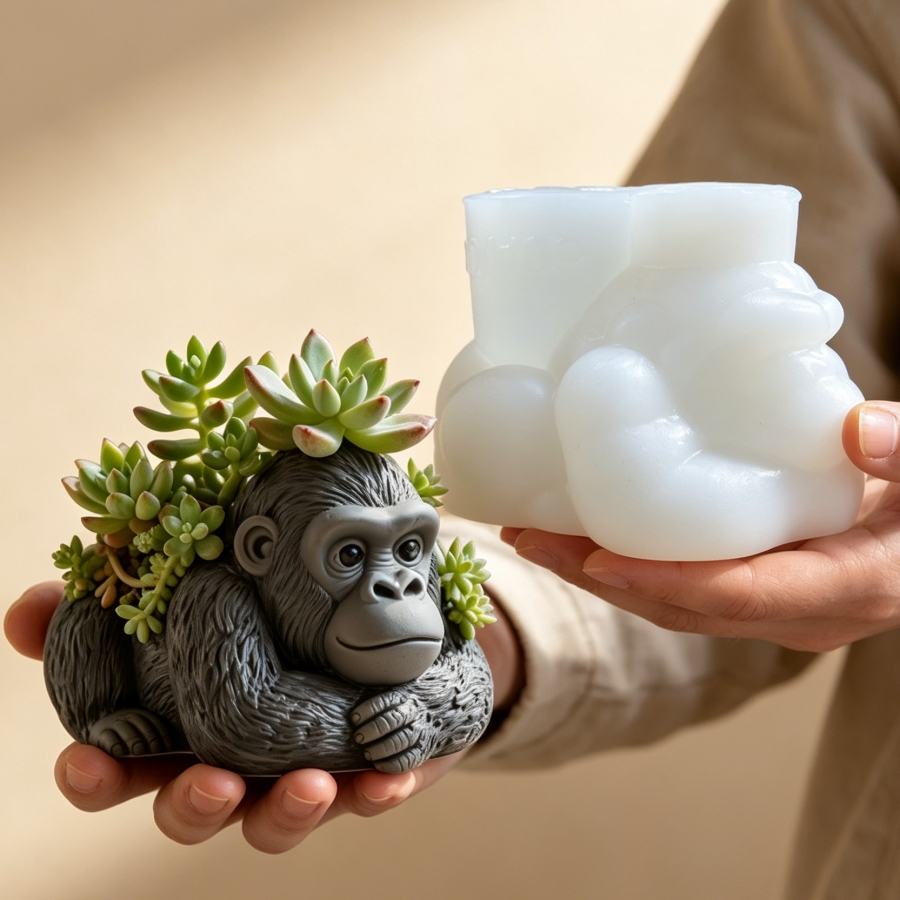 Lying nest gorilla succulent p - огляд і ціна Potsticker Mold