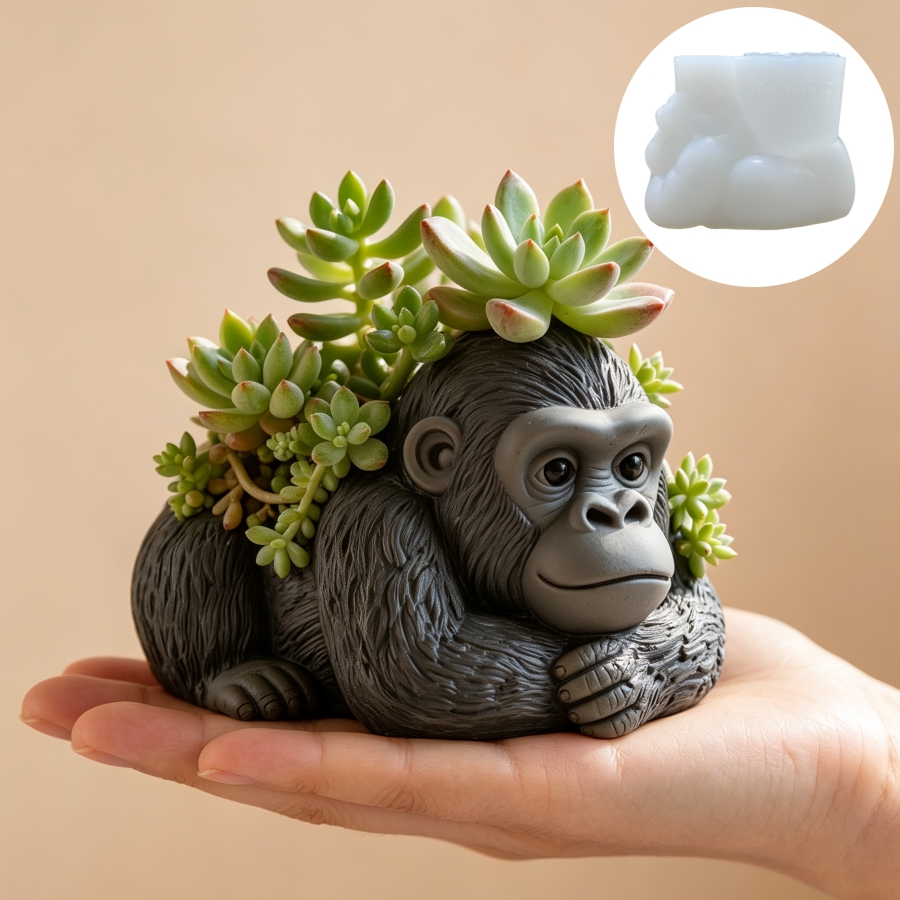 Lying nest gorilla succulent p - огляд і ціна Potsticker Mold
