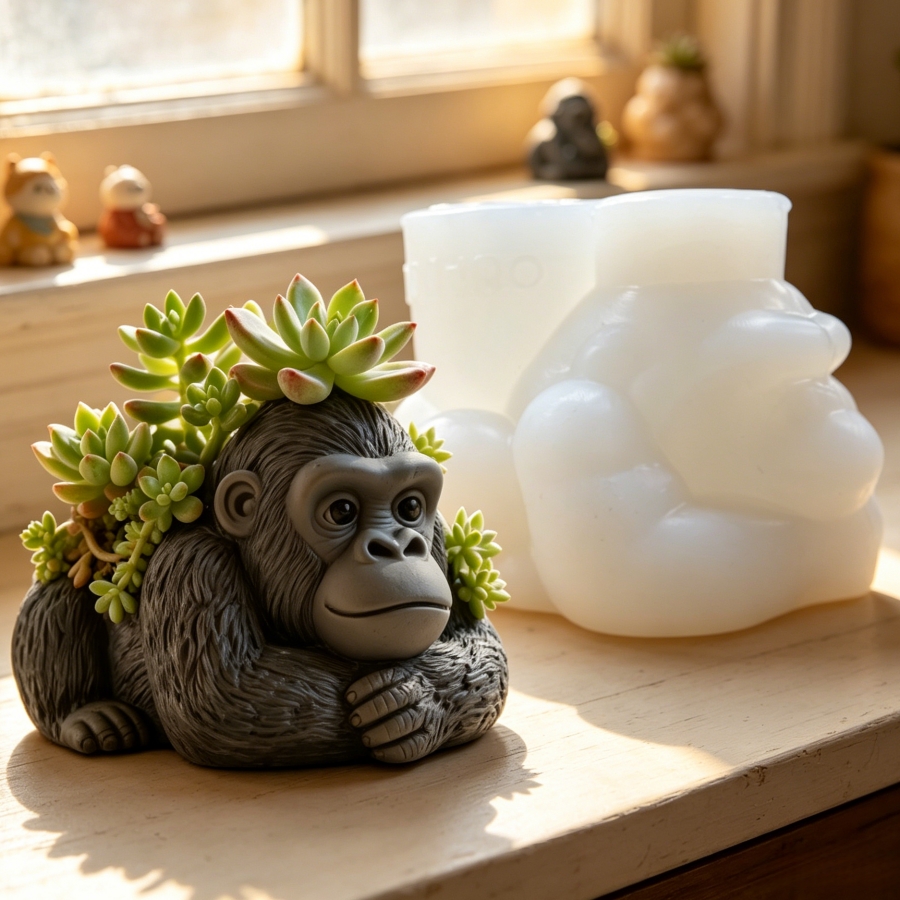 Lying nest gorilla succulent p - огляд і ціна Potsticker Mold