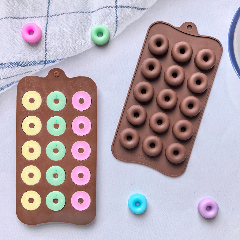 1pc 15 hole donut shaped DIY n - огляд і ціна Donut Mold Silicone