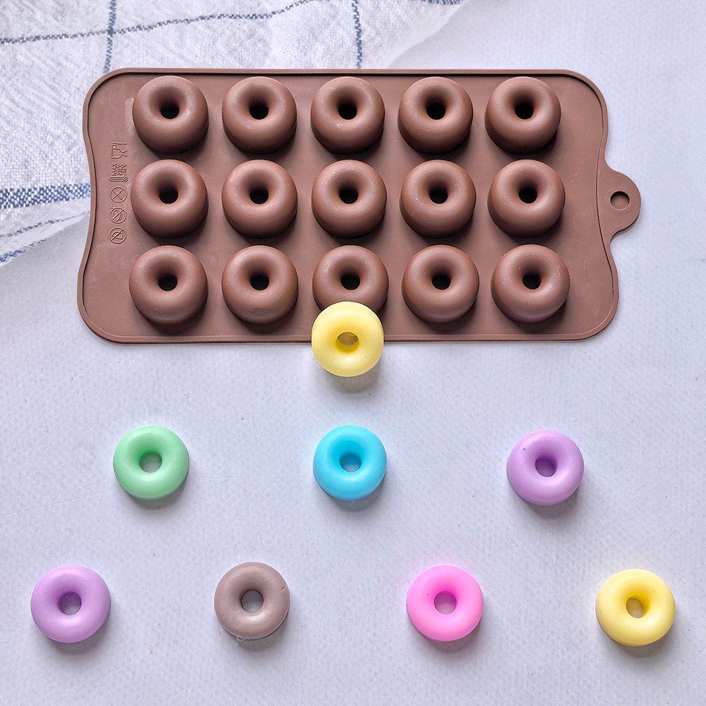 1pc 15 hole donut shaped DIY n - огляд і ціна Donut Mold Silicone
