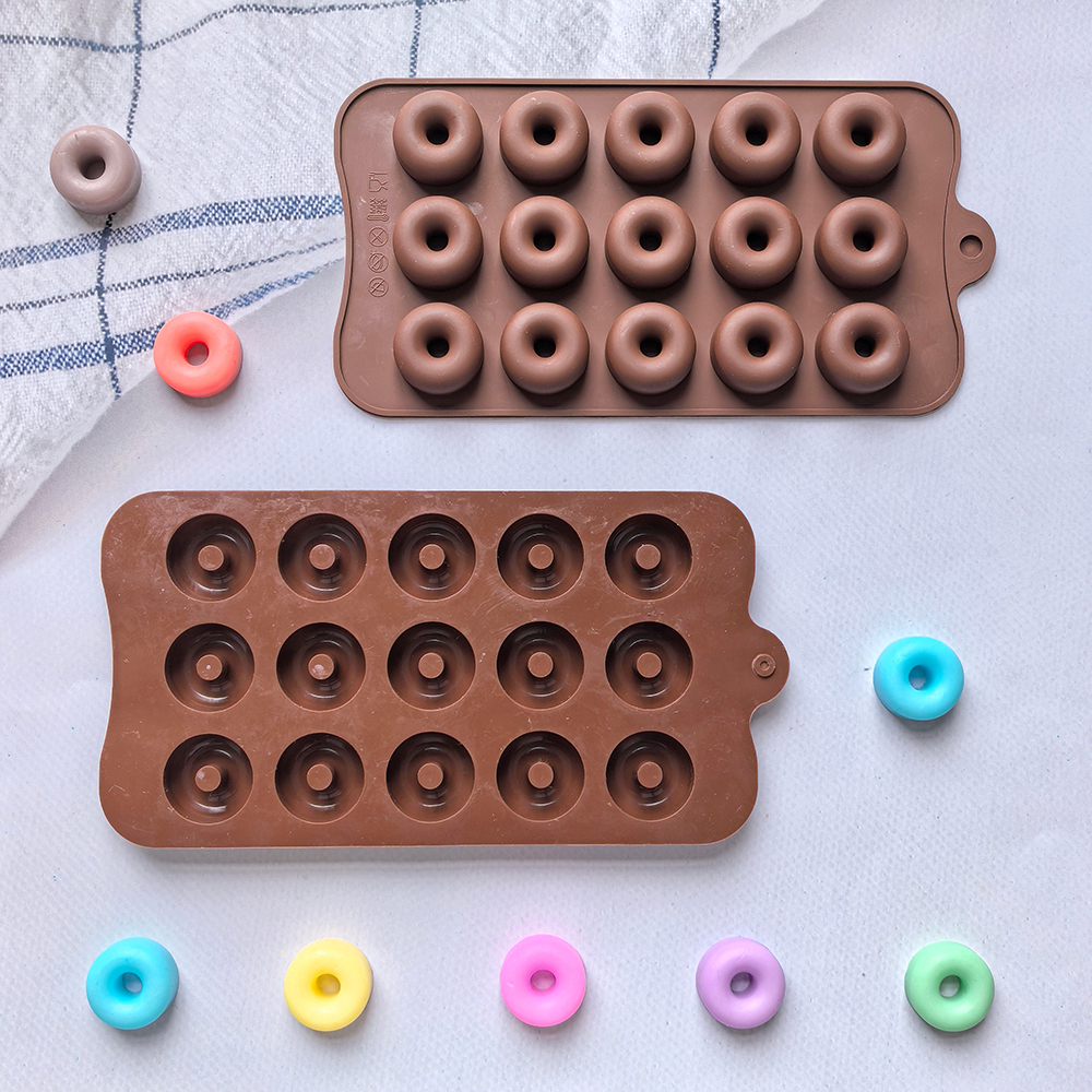 1pc 15 hole donut shaped DIY n - огляд і ціна Donut Mold Silicone