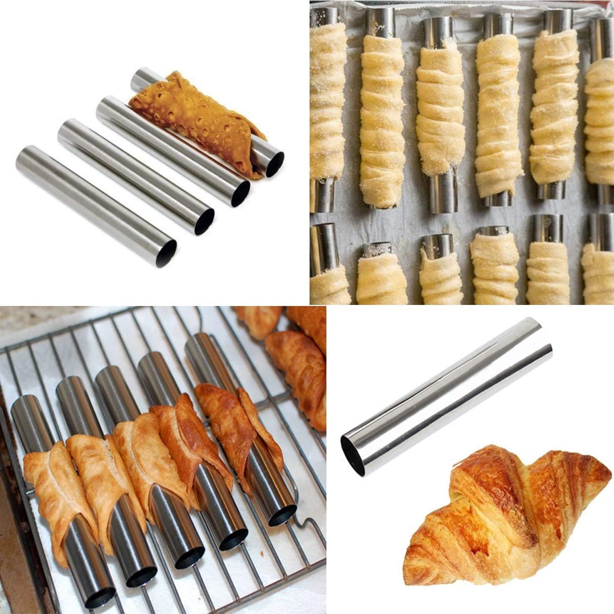 Cannoli Tubes Set, 10/20Pcs Fo - огляд і ціна Danish Pancake Pan