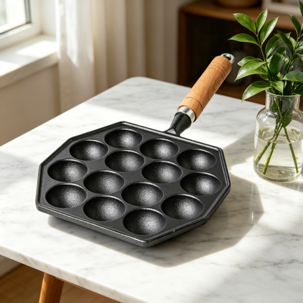 Cast Iron Takoyaki Pan – No-Co - огляд і ціна Takoyaki Grill Plate